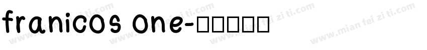 franicos one字体转换